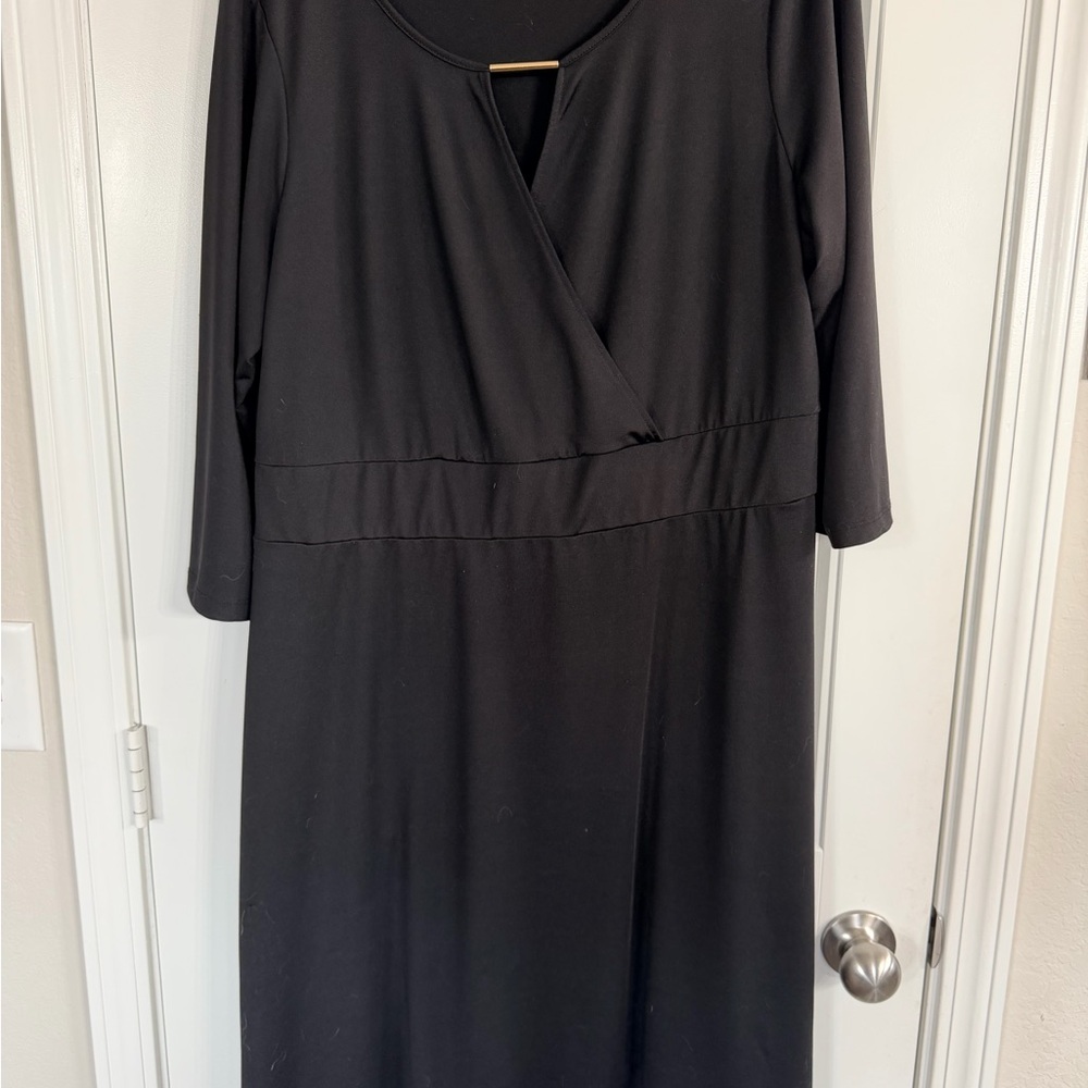 Chic Black Long Sleeve Dress